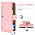 thumbnail image 4 of Compatible avec Google Pixel 5 Étui Portefeuille en Cuir à Rabat Porte-Cartes Support Accessoires pour Cellulaire Porte-Monnaie Fente pour Pièce d'Identité de Crédit Étuis de Téléphone pour Pixel1 Femmes Hommes Rose, 4 of 5