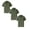 3Army Green 3PCS, variant on lnmuld 3-Pack Boys and Girls Polo Shirts Casual Short Sleeve Solid Color Pocket Shirt Comfortable Kids Top for Daily Wear and Play Size:7-8 Years