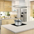 thumbnail image 1 of WHAMVOX 5 Sets Induction Cooker Pan Sets Stainless Steel Round Cooking Kitchen Cookware, 1 of 8