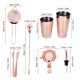 thumbnail image 4 of Juego de Coctelera Yashi Kit de barman 11 piezas Acero inoxidable oro rosa, 4 of 4