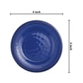 thumbnail image 2 of Gourmet Art 4-Piece 6 Inch Melamine Serving Plates Appetizer Plates Dessert Plates (Beaded Blue), 2 of 4