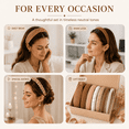 thumbnail image 7 of HBlife 7 Pack Headbands for Women Girls Headbands Trendy Brown Knotted Solid Head Bands Pearl Headband Non Slip Hairbands Cute Hair Accessories Multi-style Headband Pack, 7 of 7