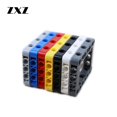 thumbnail image 2 of 50 Pieces Square Huller Hole 5 x 7 64179 Technical Parts Beam 5 x 7 Open Center Thick MOC Toys for Children Dark Grey, 2 of 6