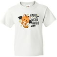 thumbnail image 3 of Inktastic Halloween Hugs with Cute Vampire Cat Bat Youth T-Shirt, 3 of 5