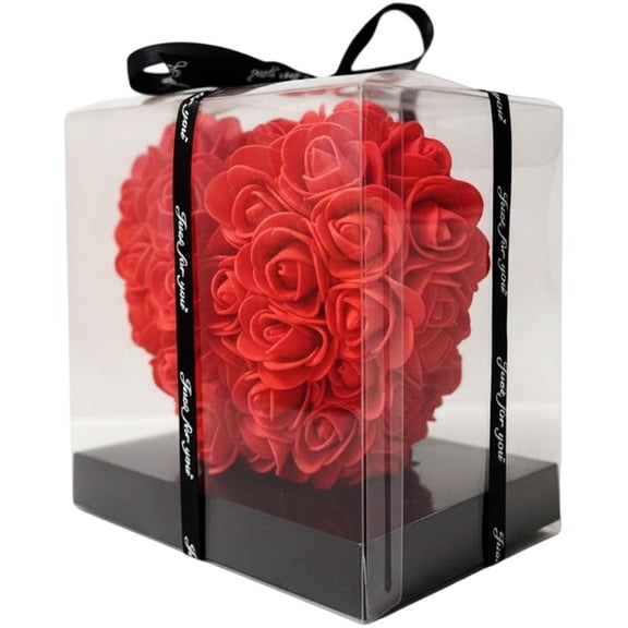 Forever Real Rose with Gift Box, 15cm Preserved Rose Home Decor Forever Artificial Roses Box for Valentine's Day Mother's Day