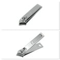 thumbnail image 5 of Unique Bargains 1 Set Stripe Pattern Nail Clippers Toenail Clippers Silver Tone, 5 of 7