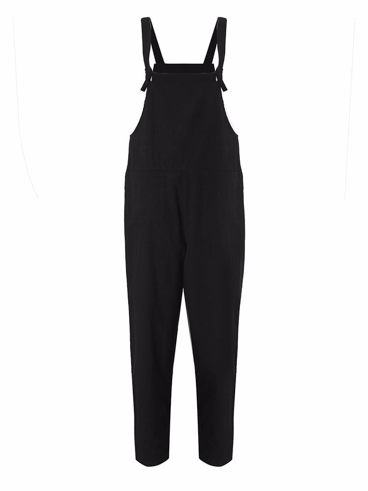 ladies white dungarees