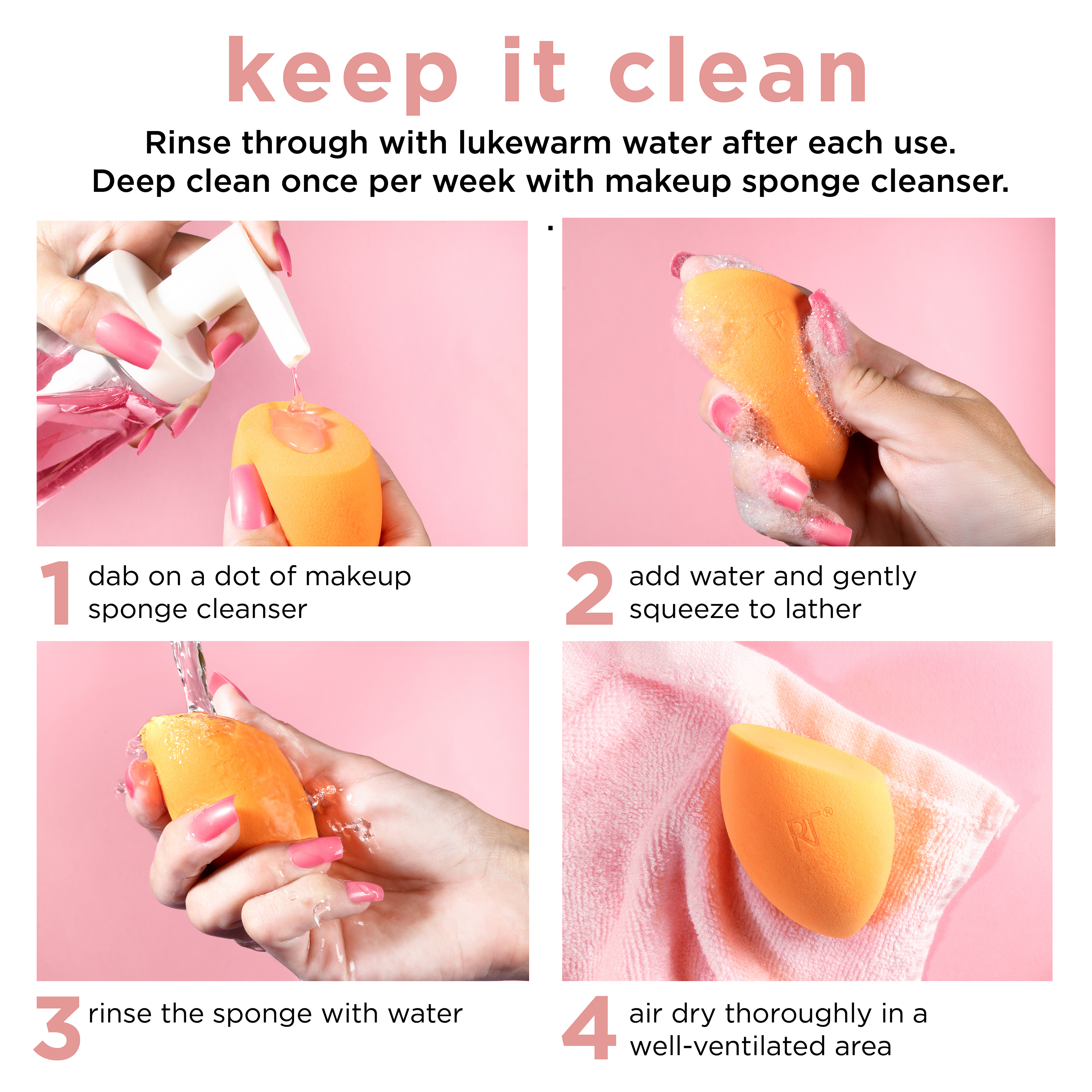 Real Techniques® Miracle Complexion Makeup Blending Sponge, Single - image 5 of 11
