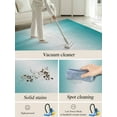 thumbnail image 5 of Teal and Area Rug for Bedroom 3x5 Ft White Gradient Super Soft fuzzy Throw Rug Non-Slip Fluffy Plush Indoor Floor Carpet for Living Room Nursery Home Decor, 5 of 8