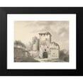 thumbnail image 2 of Jean-Jacques de Boissieu 18x14 Black Modern Framed Museum Art Print Titled - Landscape with People Amid&nbsp;Ruins, 2 of 5