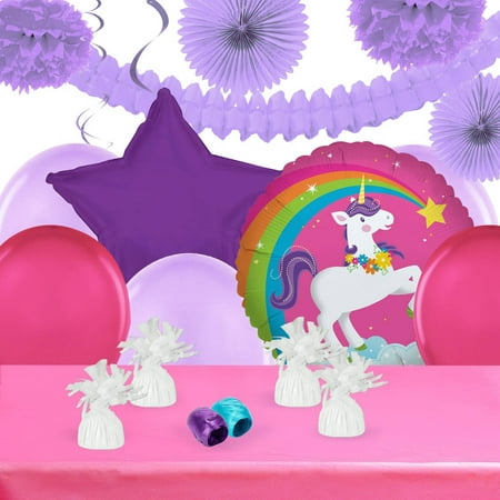 Fairytale Unicorn  Party  Deco Kit Walmart  com
