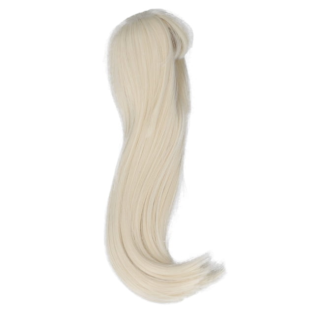 Peluca de muñeca, peluca de muñeca de 8 a 10 pulgadas, suministros para hacer muñecas, peluca de muñeca larga y recta, rendimiento finamente ajustado