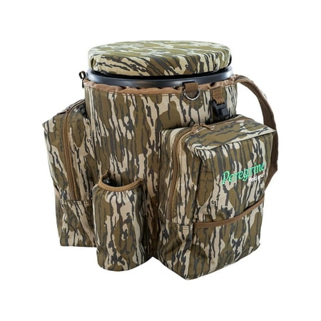 Peregrine Field Gear Venture Hunting Bucket Seat Pack Insulated Mossy Oak Original Bottomland