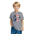 thumbnail image 7 of CFLVAEK 4th of July Patriotic Indenpendence Day T Shirts for Kids American Flag Graphic Tees Comfy Short Sleeve Round Neck Cotton Tops 5 Years, 7 of 7
