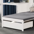 thumbnail image 4 of Furniture of America Averly Modern Solid Wood Twin Loft Bed, White, 4 of 6