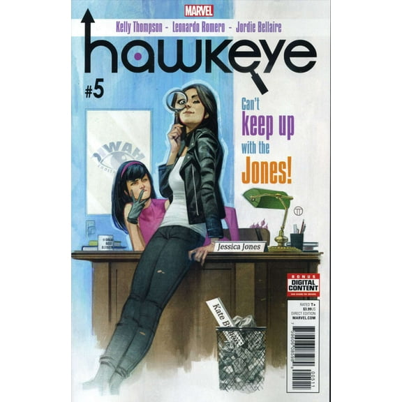Hawkeye (5th Series) #5 VF ; Marvel Comic Book