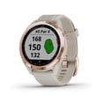 thumbnail image 1 of Garmin Approach S42, GPS Golf Smartwatch Ceramic Bezel and Silicone Band, 1 of 9