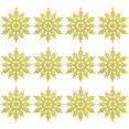 thumbnail image 2 of 12Pcs Convenient Snowflake Ornament Widely Use Plastic Portable Christmas Realistic Snowflake for Festival Red One Size, 2 of 11