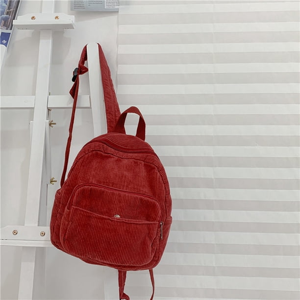 Mini Mochila de Pana Bolso Cruzado Informal Bolso de Viaje Femenino Sencillo y Suave DQrwqpou Para Estrenar