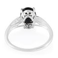 thumbnail image 5 of Black Tourmaline Ring 925 Sterling Silver Split Shank Statement Jewelry Engagement Women Size 7 Ct 2.75 Birthday Christmas Gifts for Women, 5 of 6