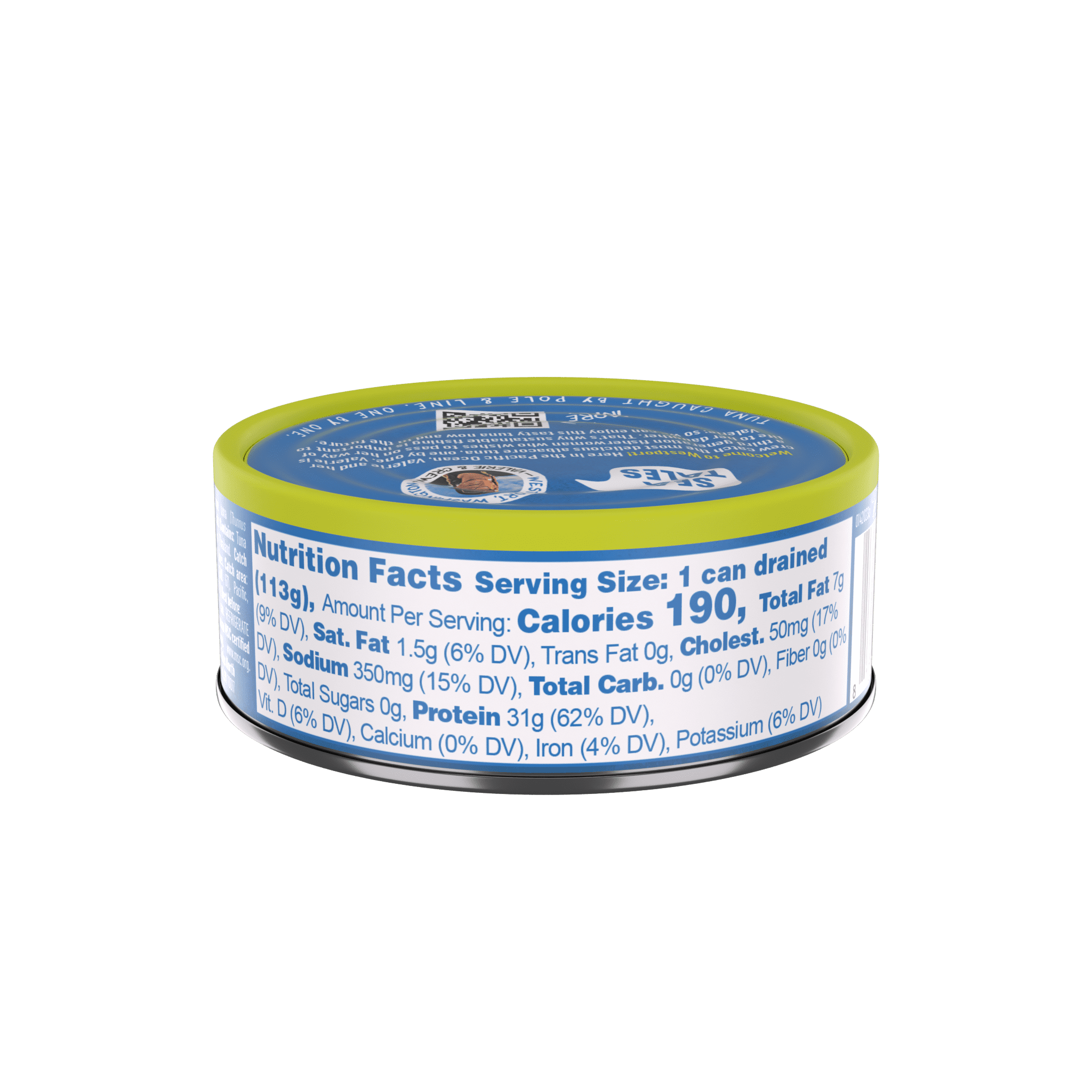 (2 pack) Sea Tales MSC Albacore Tuna in Olive Oil, Wild Caught, Non-GMO, 5 oz Can