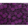 thumbnail image 4 of oneOone Georgette Viscose Purple Fabric Skull Fabric For Sewing Printed Craft Fabric By The Yard 42 Inch Wide, 4 of 4