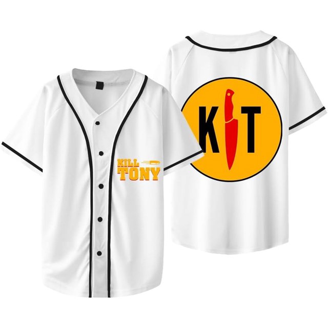 Maillot de Baseball Unisexe à Col en V TIANCHU Kill Tony Tour 2025, Style 2