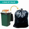 thumbnail image 6 of Plastics 30 Gallon Trash Bags (50PCS) 31" x 35" - Large Heavy Duty Can Liners - Plastic Black Garbage Bags for Lawn, Leaf, Contractor, Yard, Outdoor use, 6 of 10