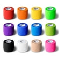 thumbnail image 2 of Adhesive Bandages 12 Pack, Athletic Tape 2 inches x 5 Yards(Rainbow), 2 of 7