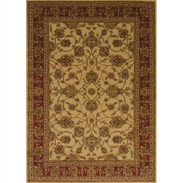 United Weavers 750 00815 58 5 ft. 3 in. x 7 ft. 2 in. Affinity Reza Area Rug, Ivory