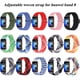 thumbnail image 3 of Correa De Nylon Para Huawei Band 8 Smart Watch Accesorio De Pulsera Elástica Ajustable, 3 of 4