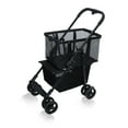 thumbnail image 3 of Fogcroll Shopping Cart Collapsible Utility Trolley Cart Detachable Carry Bag with Wheels Stroller Foldable Personal Shopping Cart, 3 of 12