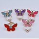 thumbnail image 5 of 5 soportes de anillo para teléfono móvil con diseño de mariposa de diamantes de imitación brillantes, hebilla de metal giratoria pintada, soporte de anillo para tableta para todos los teléfonos y, 5 of 8