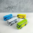 thumbnail image 2 of LNGOOR 4 Pcs Mini Autobus à Rétrofriction Voitures Jouets pour Jeunes - Plastique Durable Couleurs Assorties - Cadeau Parfait Format de Poche pour Jeunes, 2 of 6