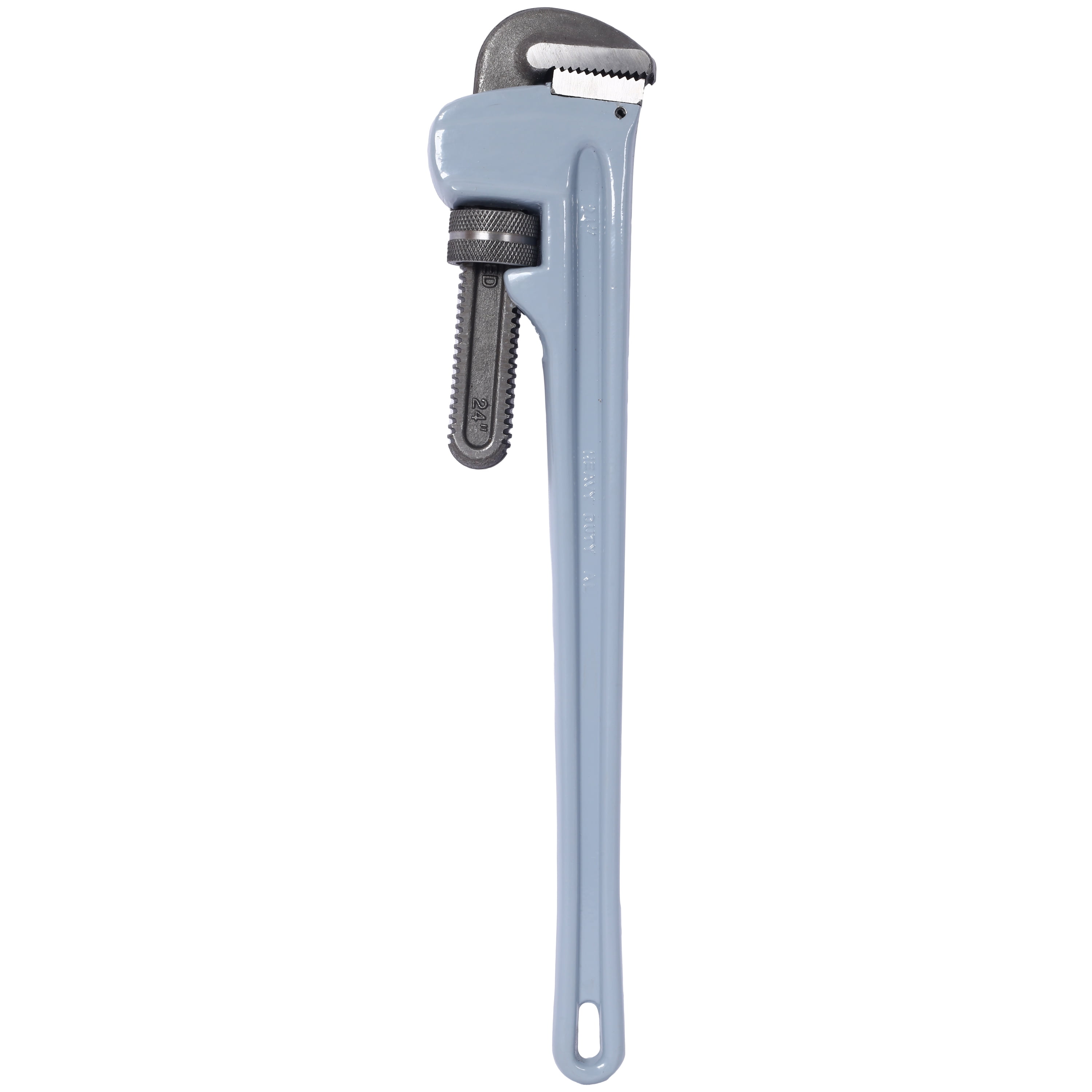 24 in Straight Pipe Wrench, Heavy Duty Plumbers Wrench, Hangable Design, for Water Pipes, Automotive Repairs
