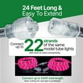 thumbnail image 3 of Tupkee LED Rope Light Pink - 24 Feet 7.3 m, for Indoor and Outdoor use - 10MM Diameter - 144 LED Long Life Bulbs Decorative Rope Tube Lights, 3 of 7
