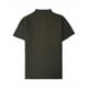 thumbnail image 5 of Ceisia Men's Relaxed Fit Short Sleeve Stand Collar Henley Shirt Waffle Knit Solid Color Casual Top Army Green XXXL Gifts, 5 of 8