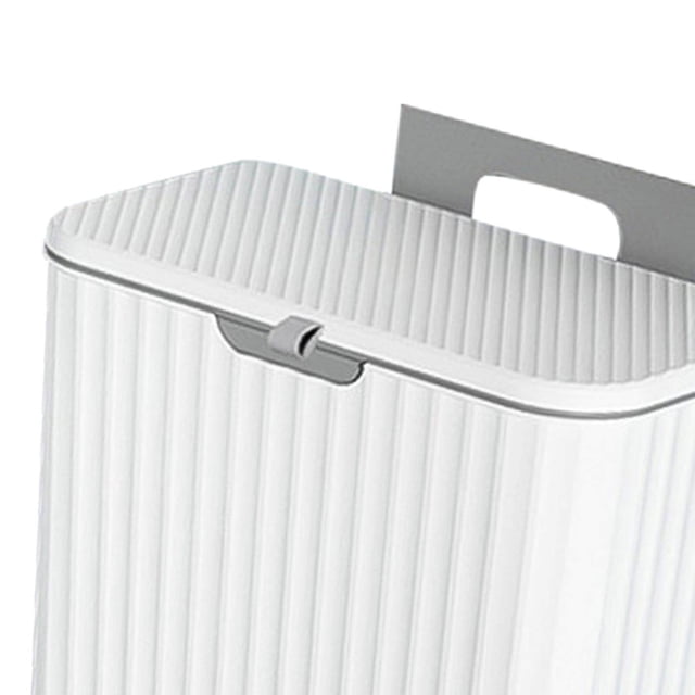 Mountable Indoor Compost Bucket Garbage Container Stable for Bedroom Indoor Compost Bucket Kitchen White 7L