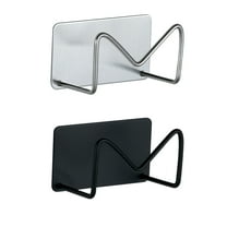 Mobutofu 2Pcs M-shaped Space-saving Stainless Steel Sponge Holder for Kitchen Sink Racks 3.54x1.97x1.97in