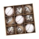 thumbnail image 3 of 9 bolas navideñas decorativas, decoración colgante para de Navidad, bolas irrompibles de 8 cm, adorno decorativo para corona de boda Estilo D, 3 of 8