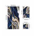 thumbnail image 4 of Blue Marble Towel Set of 3, Soft Microfiber Bath Towels, Hand Towel, Washcloths, Grey Gold Texture Vintage Farmhouse Art Quick-Dry Absorbent Towels for Bathroom Kitchen Hotel Beach Gym Spa, 4 of 7