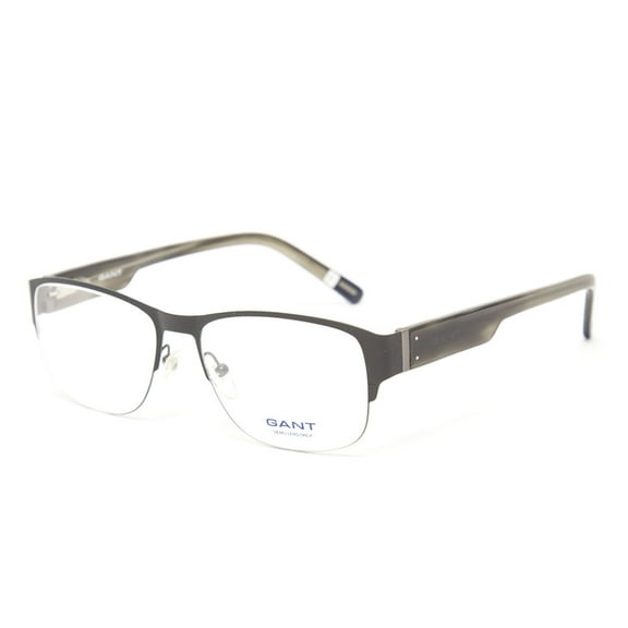 Gant Nicholas Semi-Rimless Eyeglass Frames 54mm Satin Black