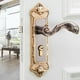 thumbnail image 3 of Cerradura de puerta de estilo europeo, Cerradura de puerta retro vintage de estilo europeo Cerradura de puerta vintage Características mejoradas, 3 of 8
