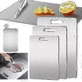 thumbnail image 1 of Titanium Cutting Board Double-sided Titanium Kitchen Chopping Board-in Stock, 1 of 5
