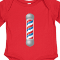 thumbnail image 4 of Inktastic Barber Barberpole Boys or Girls Long Sleeve Baby Bodysuit, 4 of 5