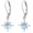 Star, variant on Moonstone Celtic Knot Earrings 925 Sterling Silver Moonstone Teardrop Leverback Earrings Trinity Leverback Earrings St. Patrick's Day Irish Jewelry Gifts for Women