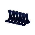 thumbnail image 1 of Calcetas Escolar Juvenil Delgados para Hombre Gran Galeón Pack con 6 Pares Lisos Talla 14-18 años Gran Galeon 1050, 1 of 2