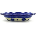 thumbnail image 3 of Polmedia Bleu-belle Fleur Oval Dessert/Salad Bowl, 3 of 6