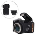 thumbnail image 2 of Matsuzay D7200 33MP Cámara digital DSLR Lente gran angular 0.5X + Lente teleobjetivo 24X + Luz LED Accesorios de cámara y óptica, 2 of 6