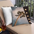 thumbnail image 1 of Ahgly Company Plants Palm Tree Outdoor Throw Pillow, 18 inch by 18 inch, 1 of 6